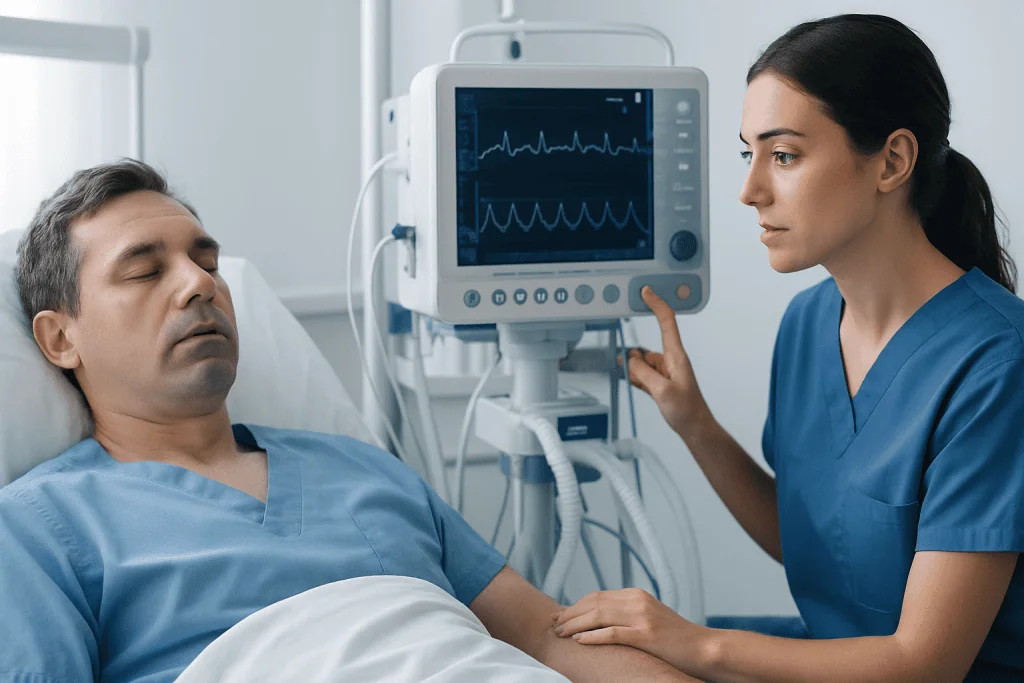 Signs and symptoms to look for — cyanosis