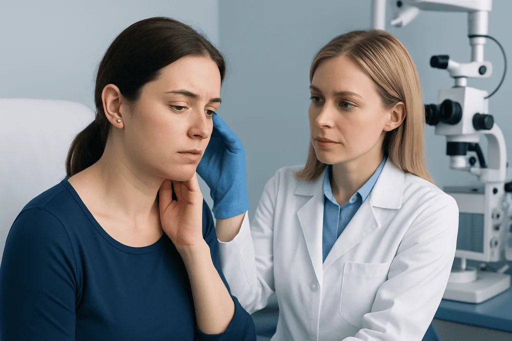 Signs and symptoms to watch for — earring is infected