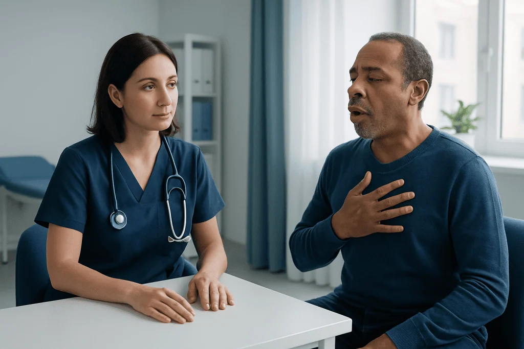 Signs that breath may not be normal — breath