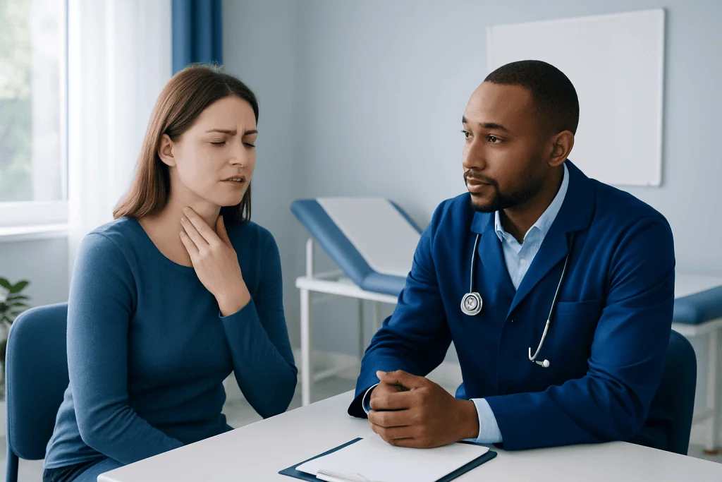 Signs that may point away from strep throat — strep throat symptoms