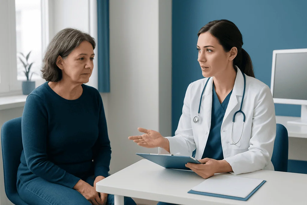 Symptoms — urethral caruncle