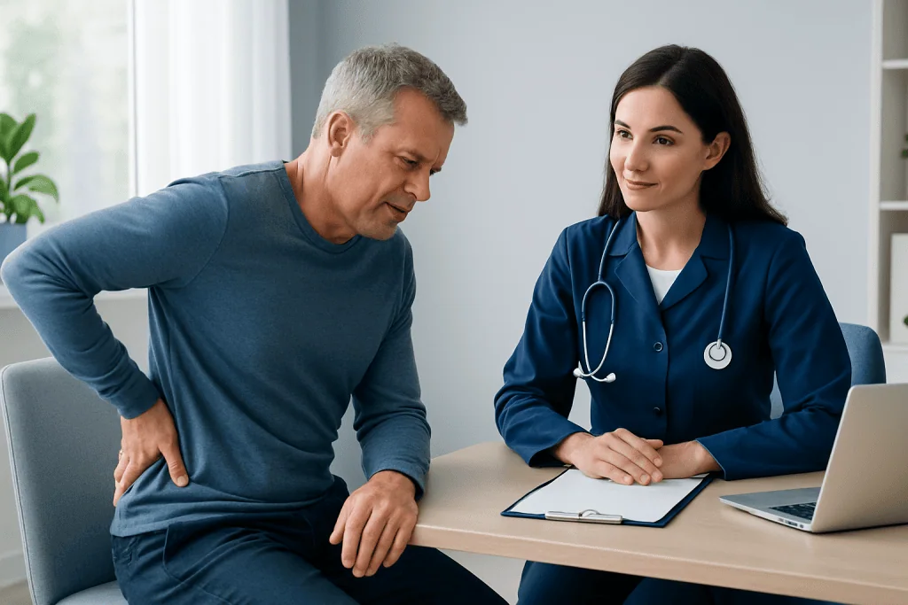 Symptoms — spinal stroke