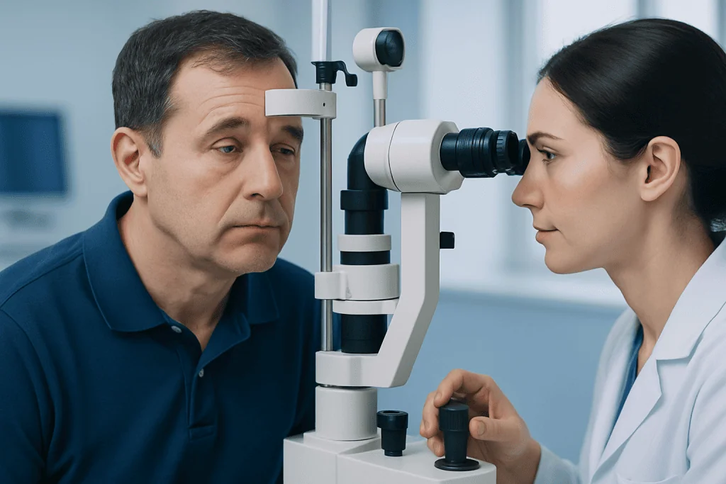 Symptoms — third nerve palsy