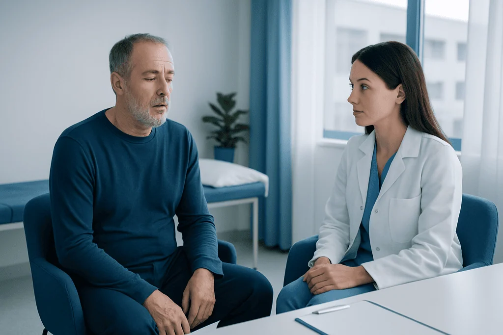 Symptoms — central sleep apnea
