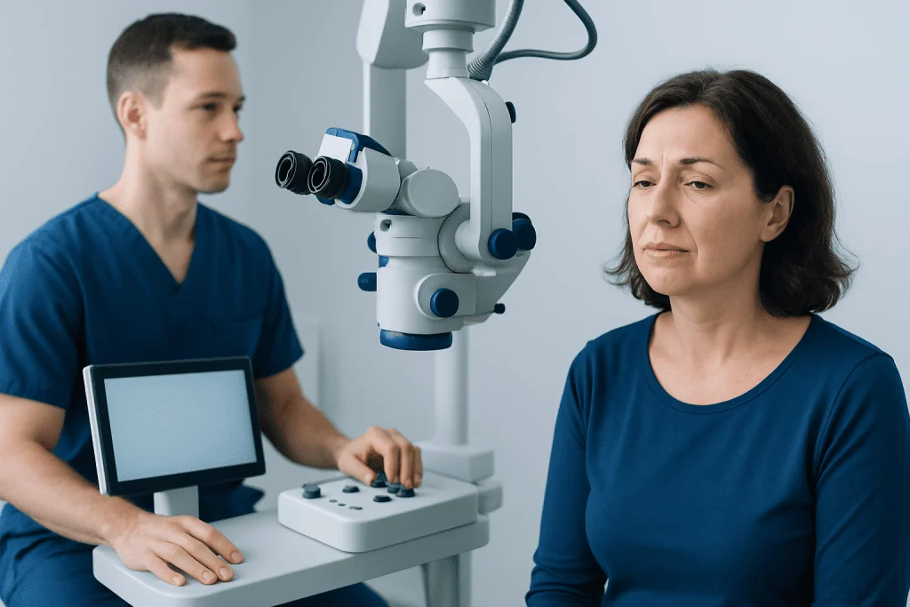 Symptoms — hemifacial spasm