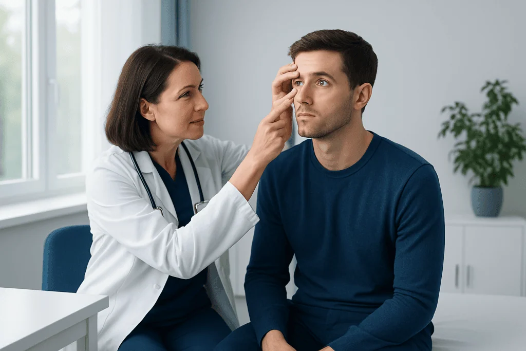 Symptoms and Abnormal Pupil Findings — pupil