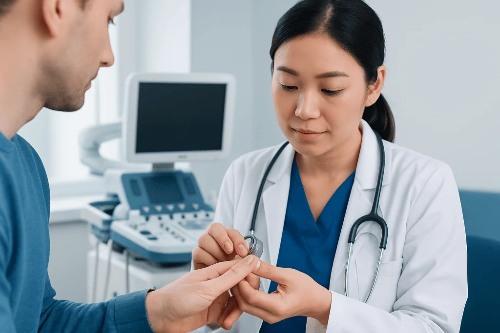Symptoms and appearance to watch for — black line on nail