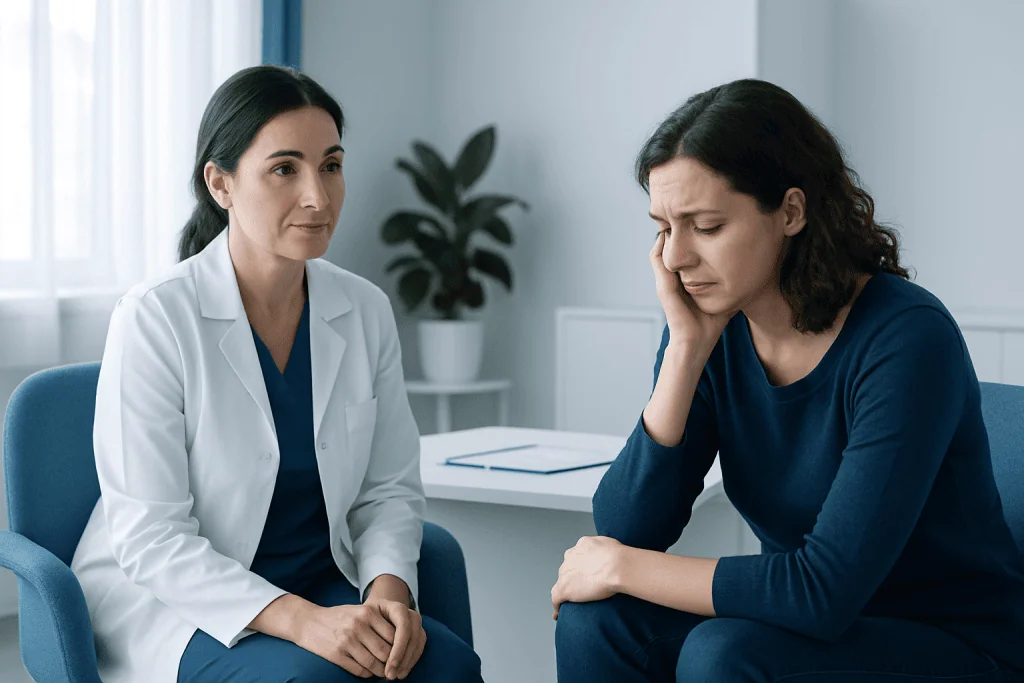 Symptoms and common triggers — agoraphobia