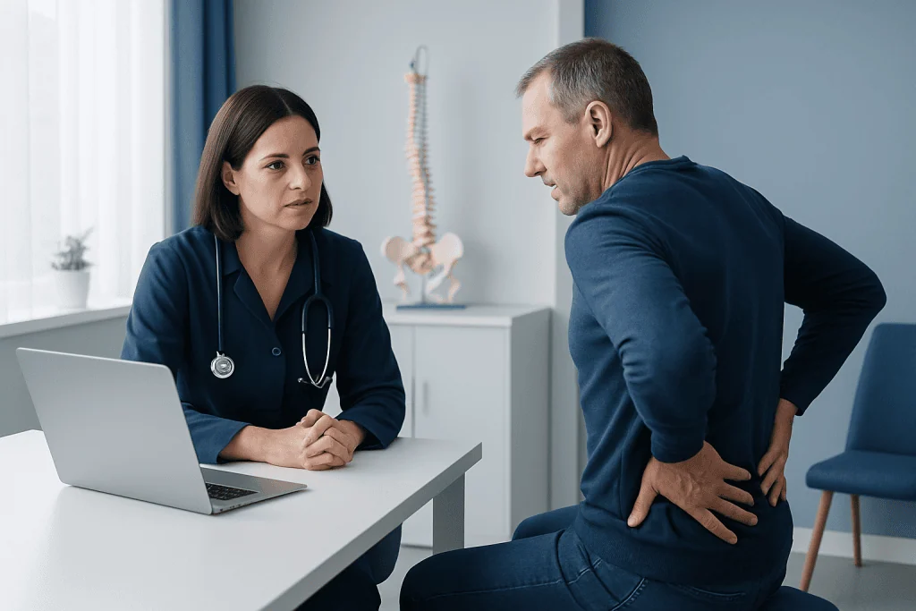 Symptoms and conditions linked to spinal fusion — spinal fusion