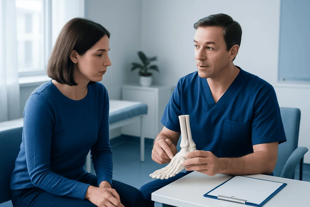 Symptoms and conditions that may lead to surgery — ankle replacement surgery