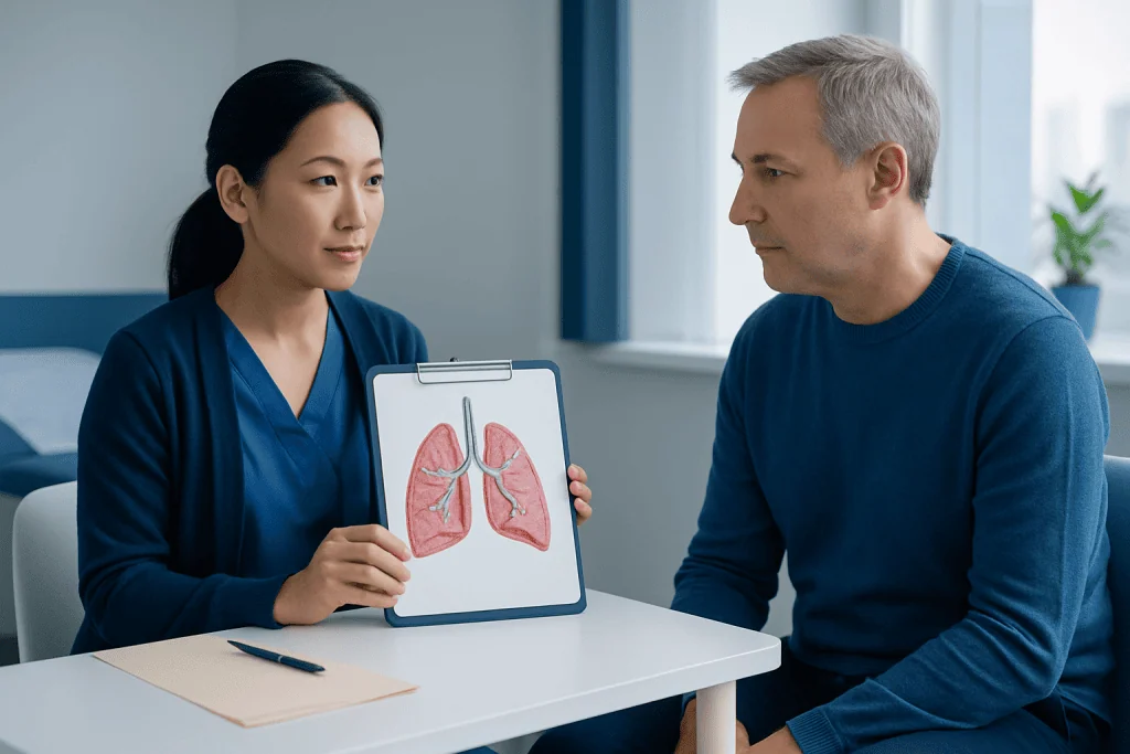 Symptoms and early signs — lung cancer