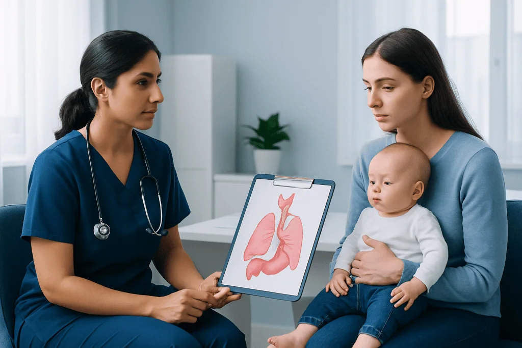 Symptoms and early signs — esophageal atresia