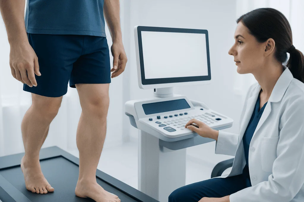 Symptoms and effects on daily movement — flat feet