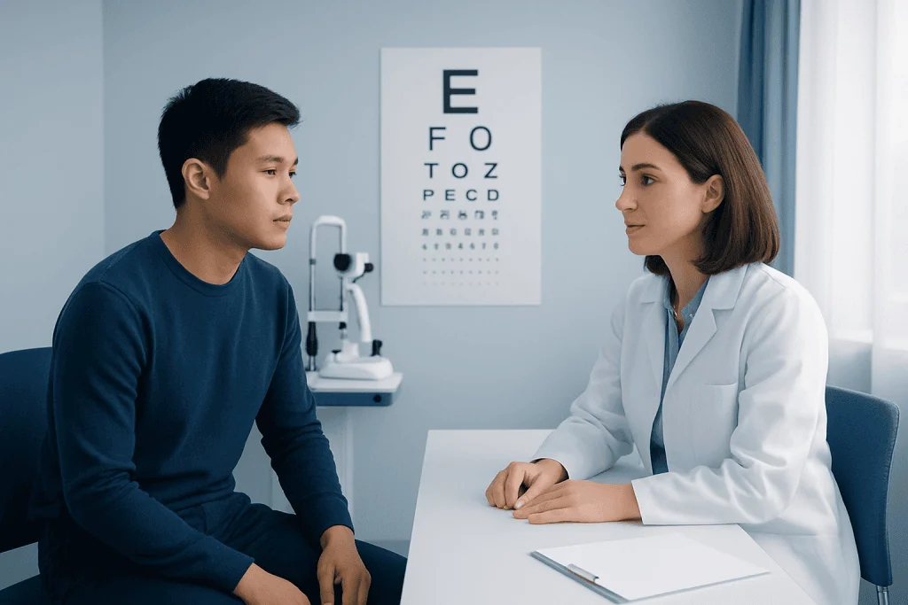 Symptoms and Everyday Signs — near sighted