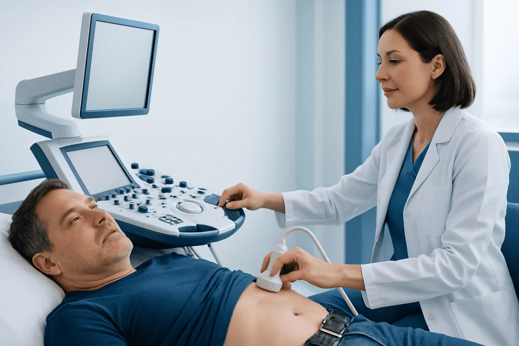 Symptoms and everyday signs — grade 1 fatty liver