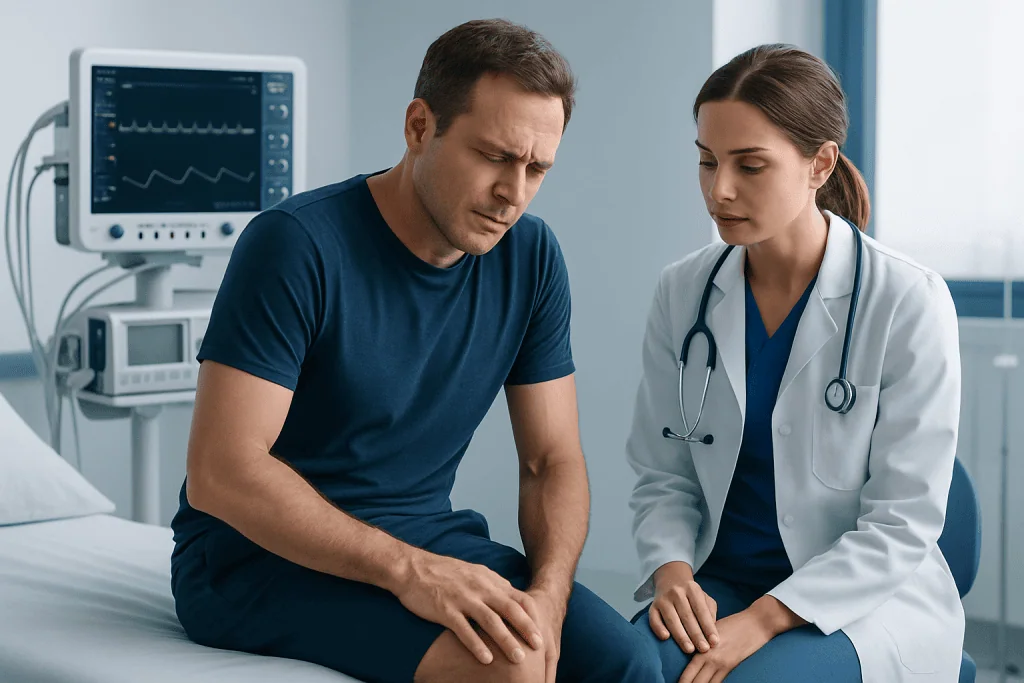 Symptoms and how a muscle strain feels — muscle strain
