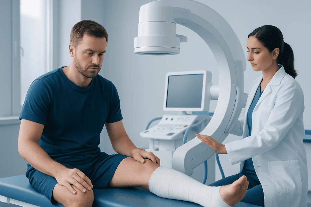 Symptoms and how a tibia fracture may feel — tibia fracture