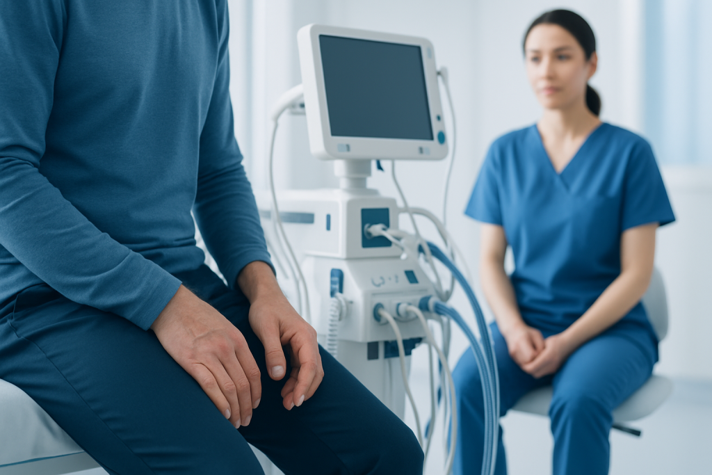 Ape Hand: An Evidence-Based Guide for Patients 1 Medical examination with ultrasound device at Acibadem Hospital.