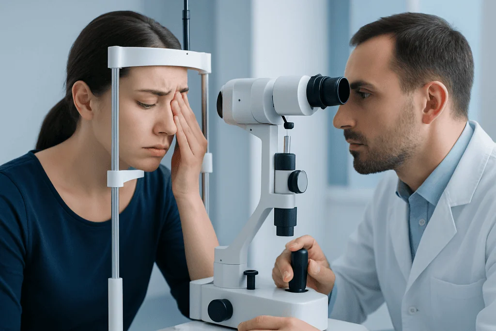 Symptoms and how it may feel — corneal abrasion