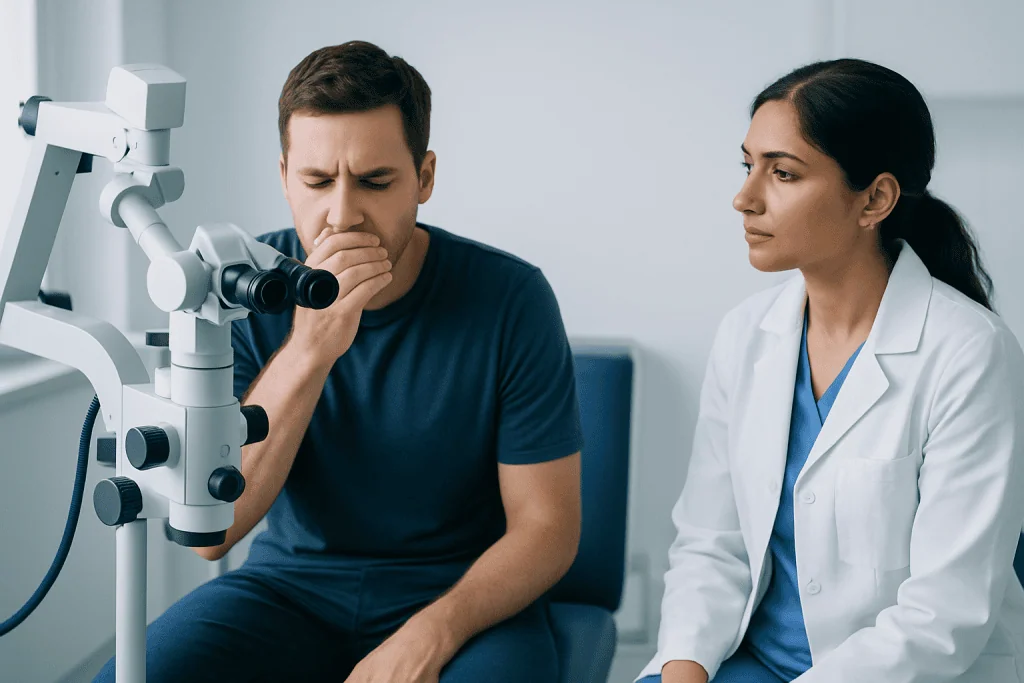 Symptoms and how it may feel — oral chlamydia