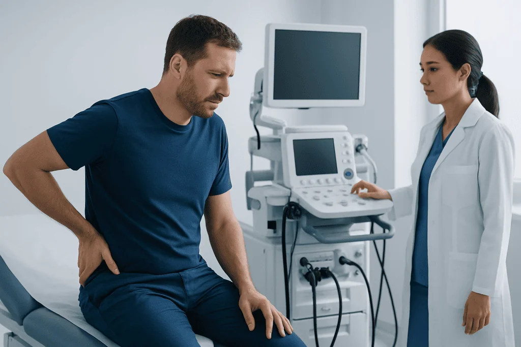 Symptoms and how it may feel — external hemorrhoid