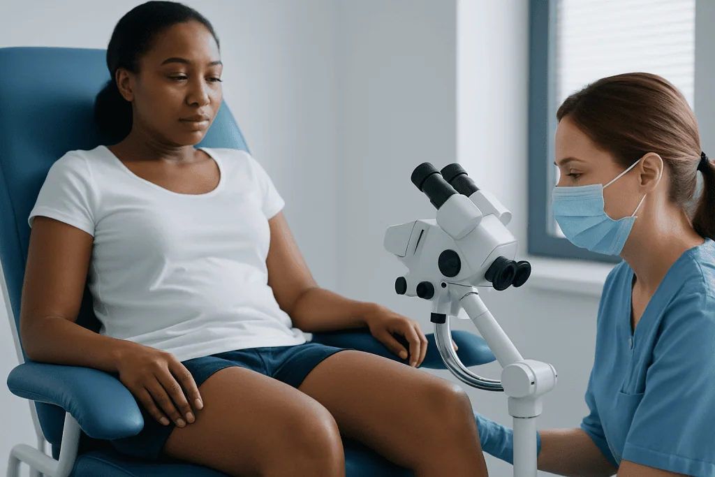 Symptoms and how it may look — urethral prolapse