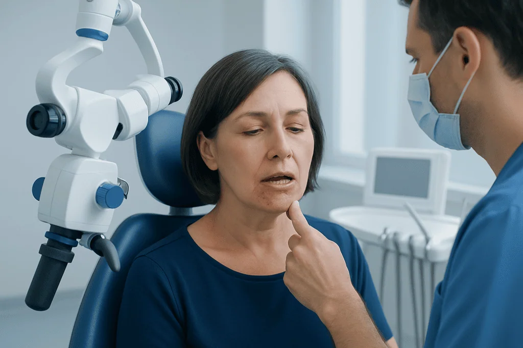 Symptoms and how oral shingles may feel — shingle in the mouth