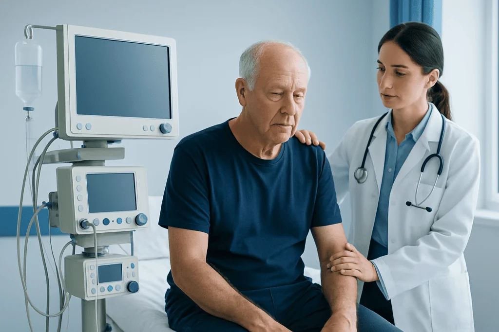 Symptoms and how the condition usually begins — inclusion body myositis