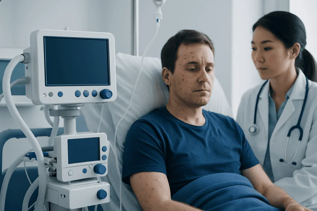 Symptoms and how the illness typically unfolds — chickenpox in adults