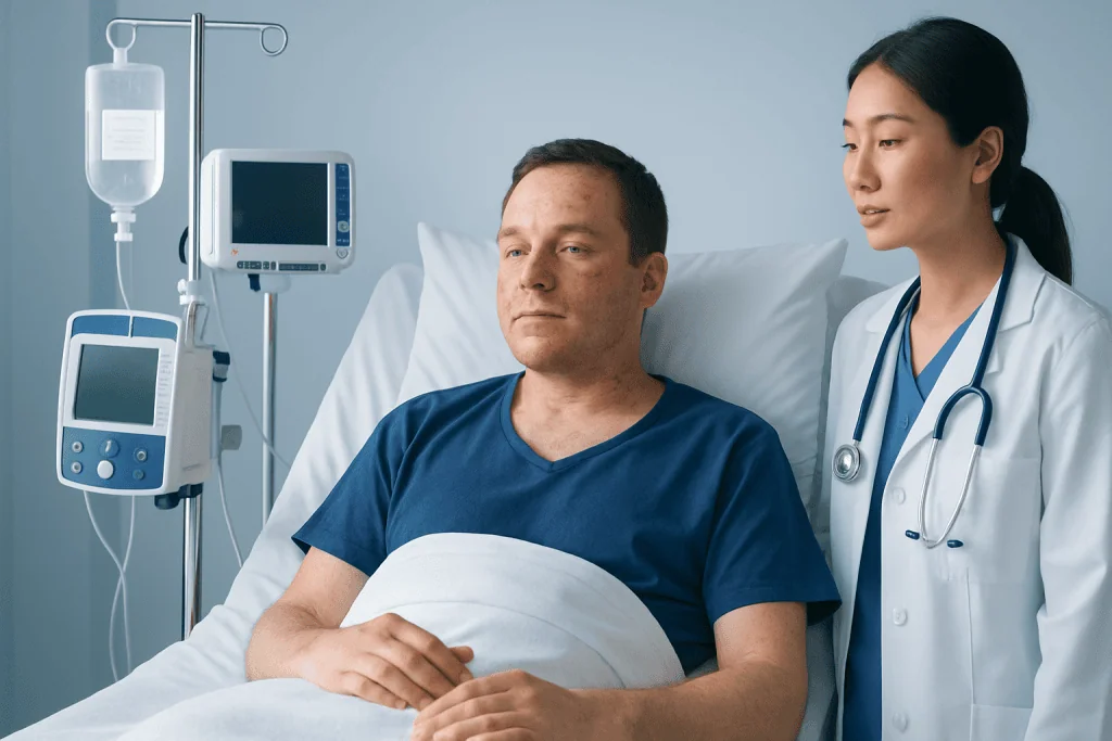 Symptoms and how the illness usually unfolds — chicken pox in adults