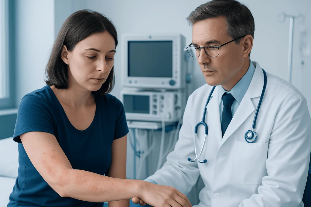 Symptoms and how the rash may look — poison sumac rash