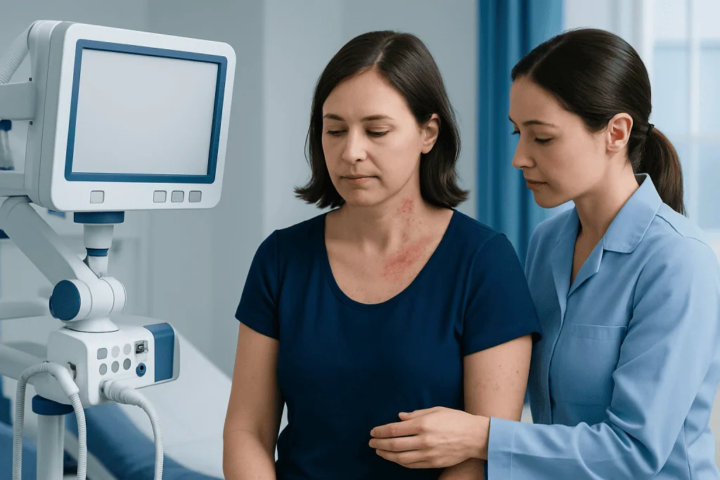 Symptoms and how the rash typically appears — sweet syndrome