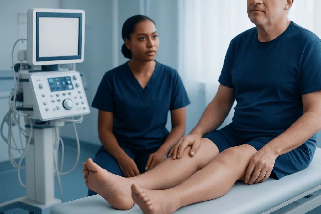 Symptoms and how the swelling may feel — edema in legs