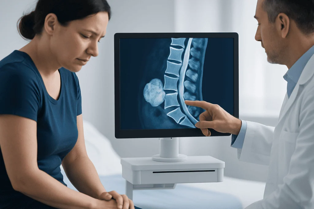 Symptoms and how they may feel — tumors in spine cancerous