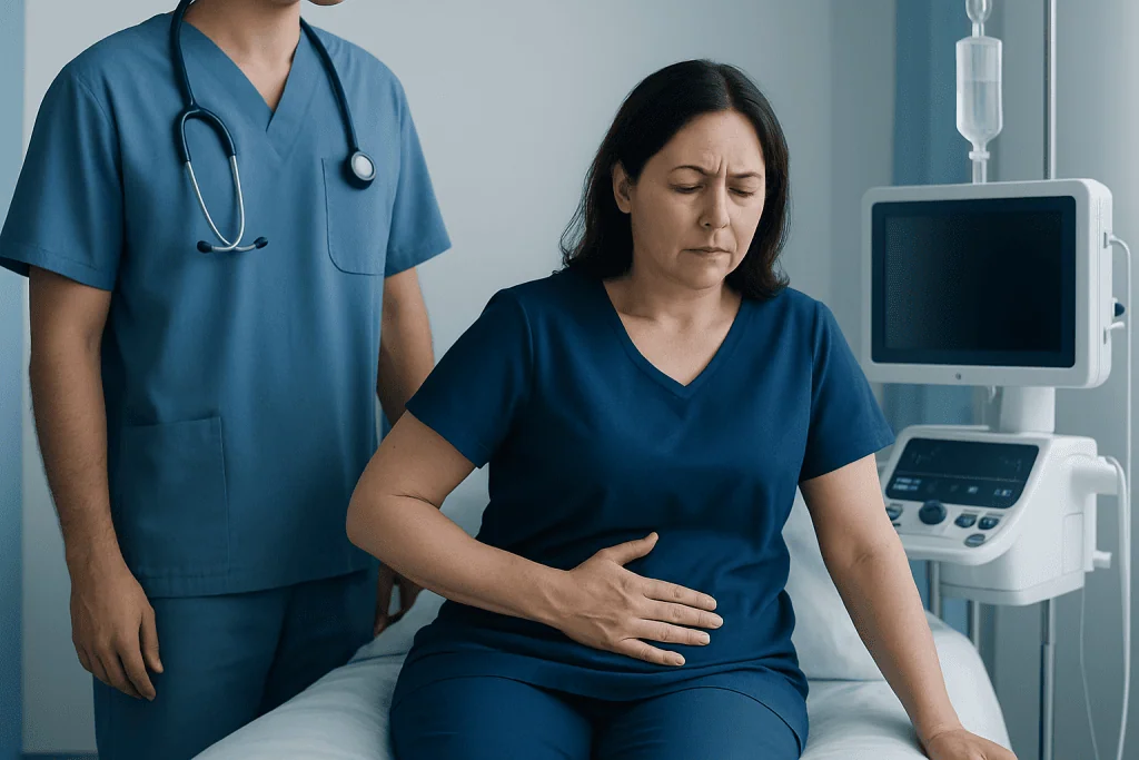 Symptoms and how they may feel — ischemic colitis
