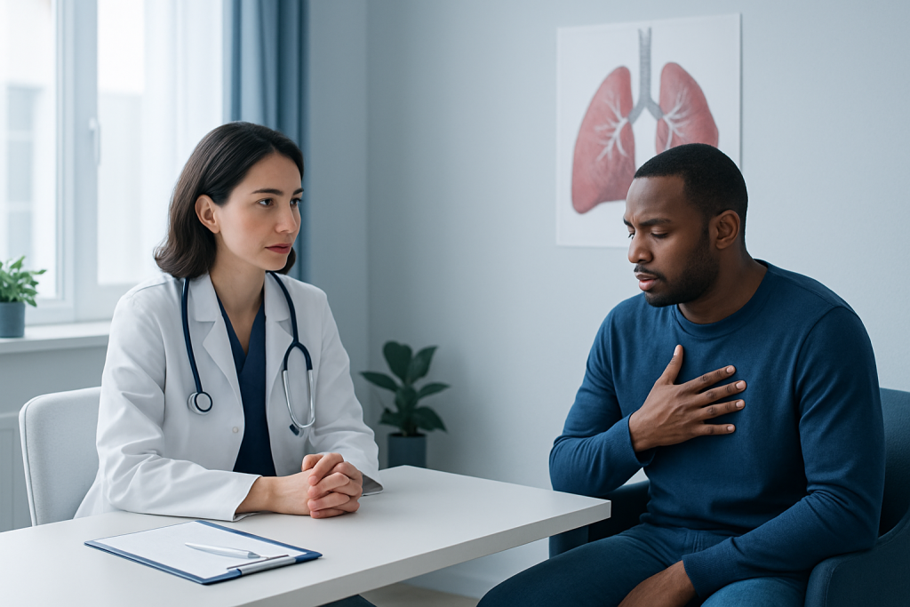 Symptoms and how they may present — lung illnesses