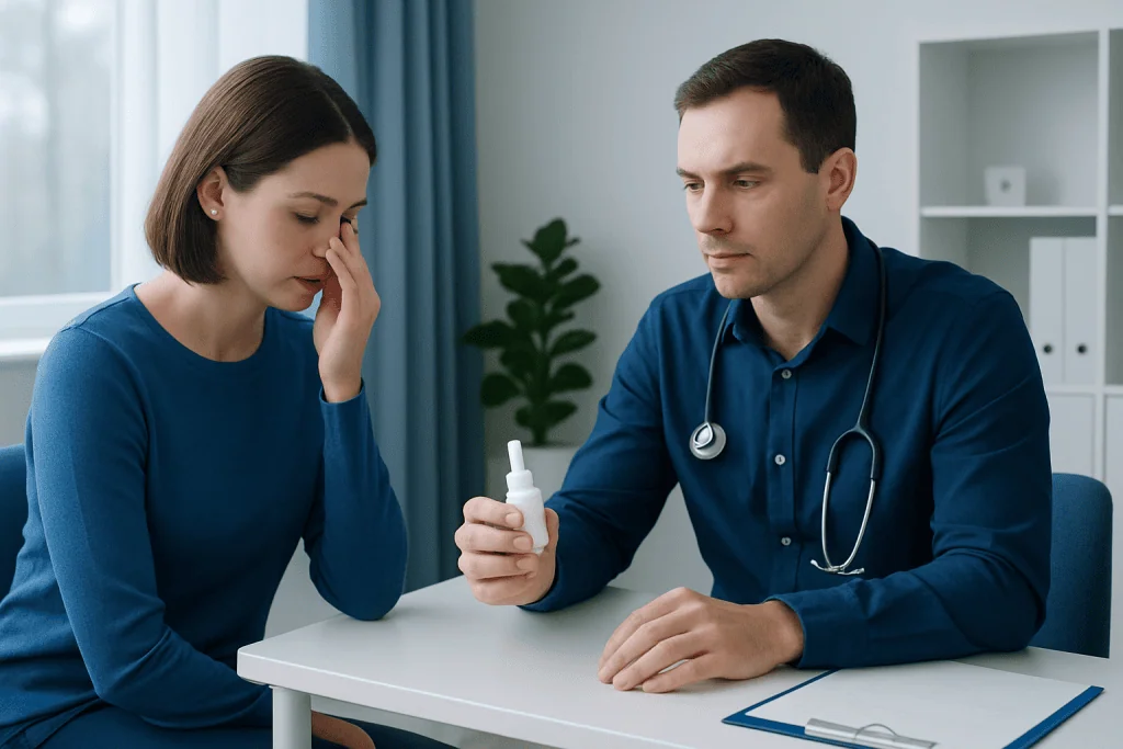Symptoms and patterns to look for — nasal spray addiction