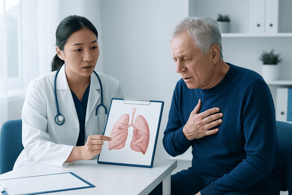 Symptoms and possible complications — emphysema