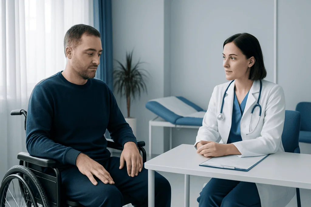 Symptoms and possible complications — quadriplegic