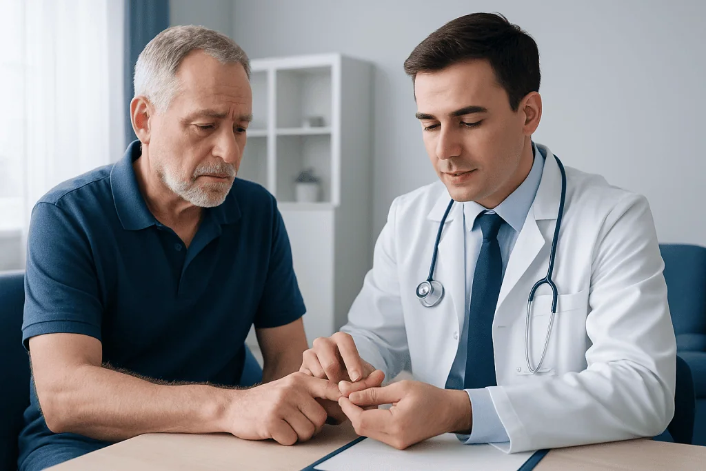 Symptoms and possible complications — tophi