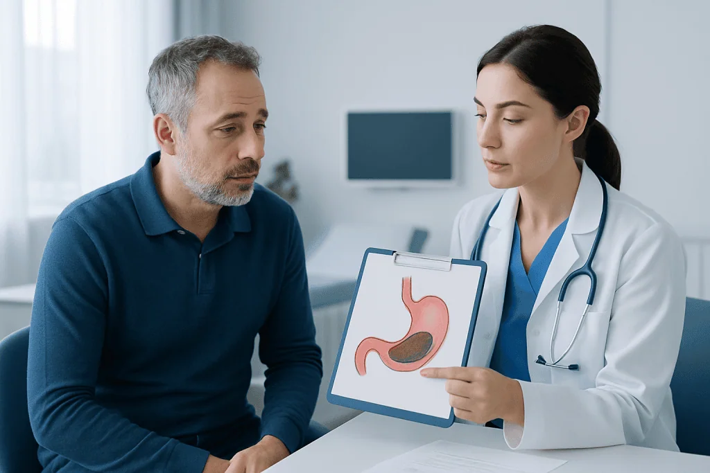 Symptoms and possible complications — bezoar
