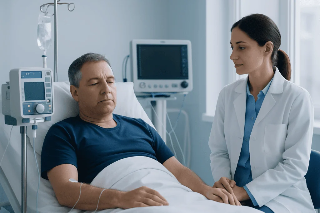 Symptoms and possible complications — alcoholic hepatitis