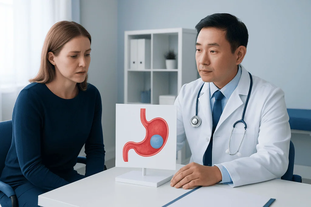 Symptoms and Possible Complications — cyst inside the stomach