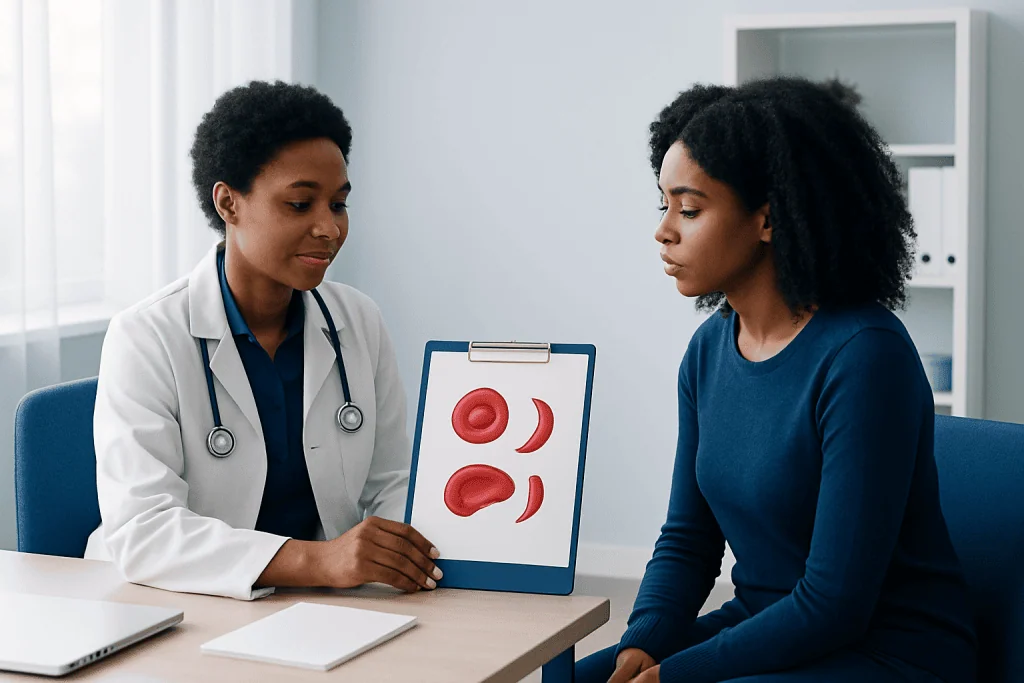 Symptoms and possible complications — sickle cell trait