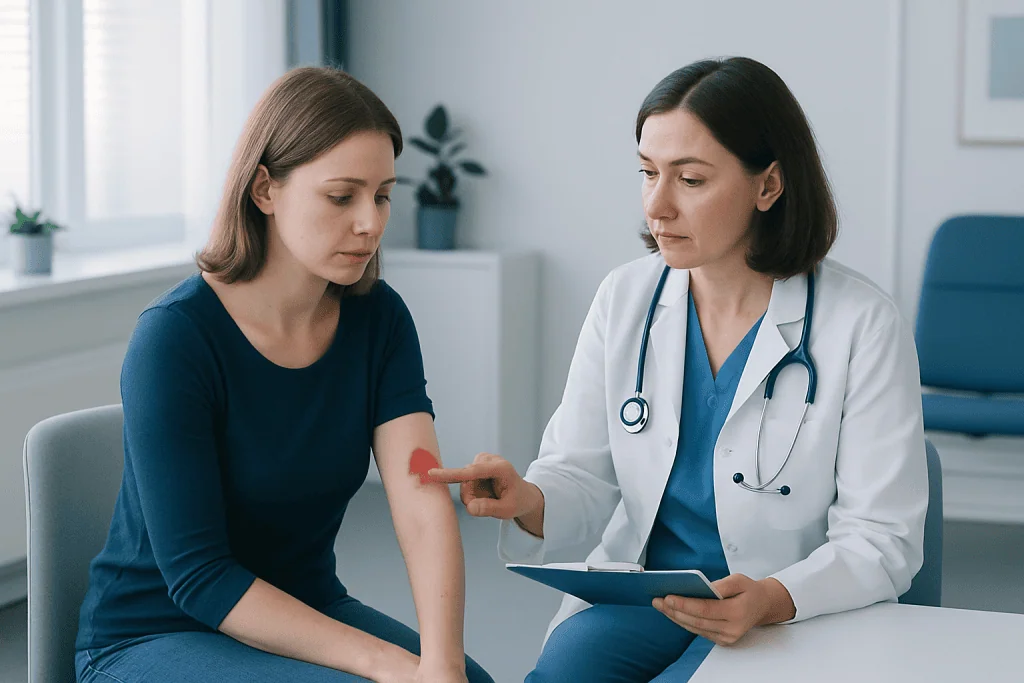 Symptoms and possible complications — angiomas
