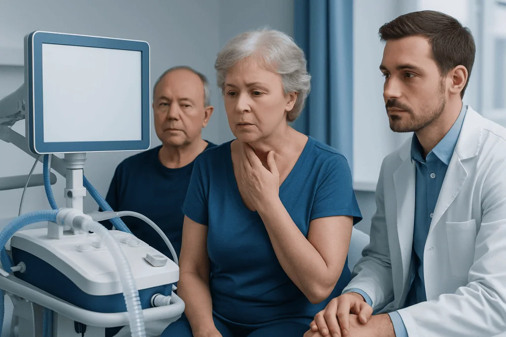 Swallowing Problems in Neuromuscular Disease: Causes, Testing, and Care 2 Symptoms and possible complications — swallowing problems in neuromuscular disease