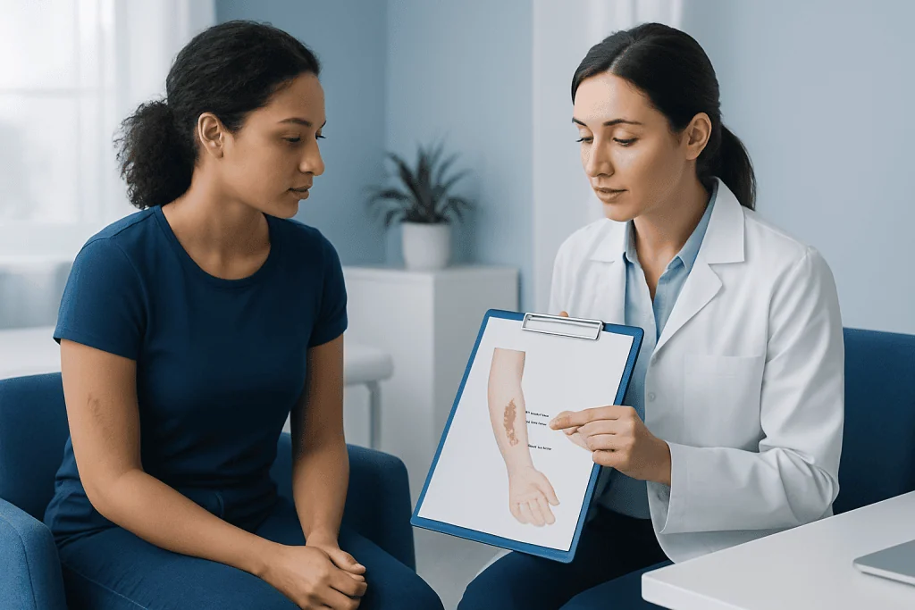 Scarring of Tissue: A Complete Medical Overview 3 Symptoms and possible effects — scarring of tissue