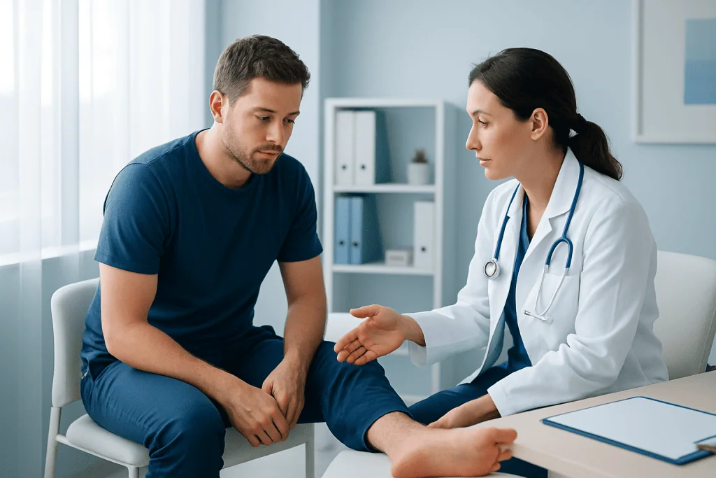 Symptoms and possible effects on daily life — definition of flat foot