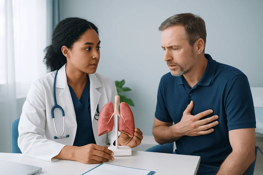 Symptoms and Possible Signs — bibasilar atelectasis