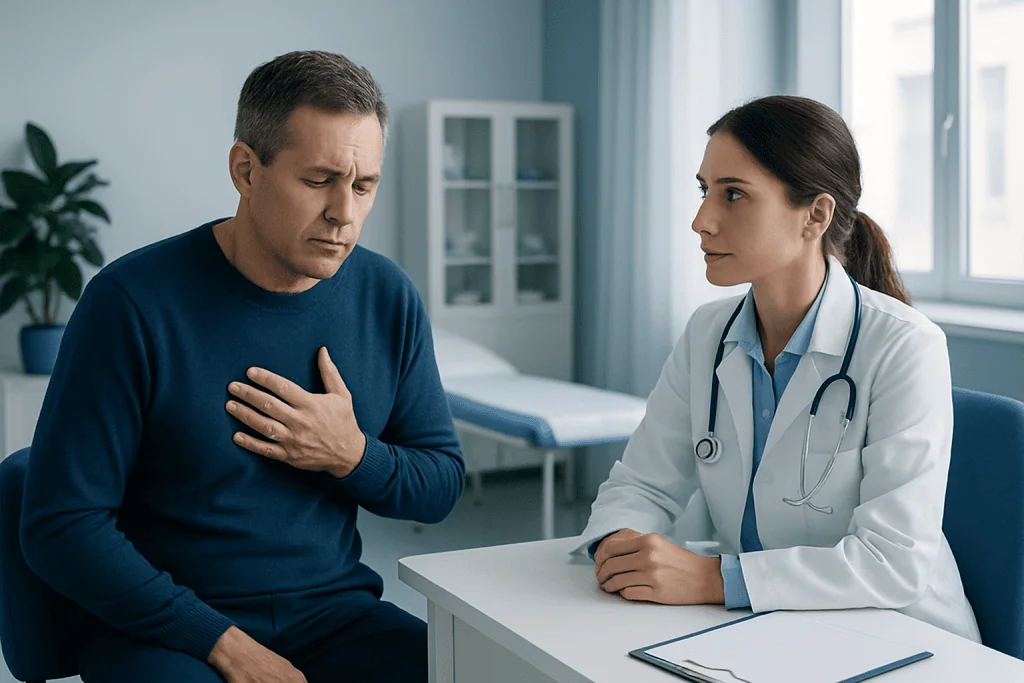 Symptoms and possible signs — grade 1 diastolic dysfunction